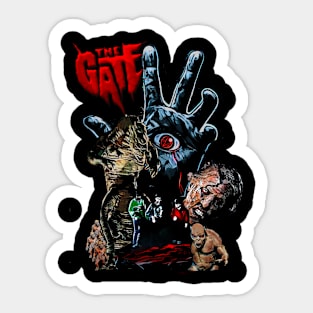 Unlock the Supernatural: The Gate Inspired Horror Movie T-Shirt Sticker